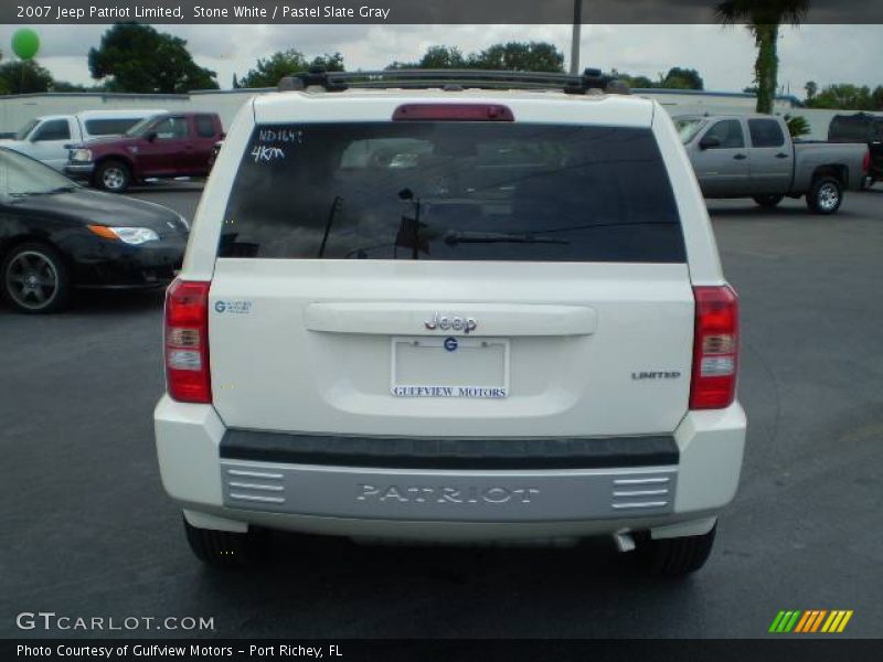 Stone White / Pastel Slate Gray 2007 Jeep Patriot Limited
