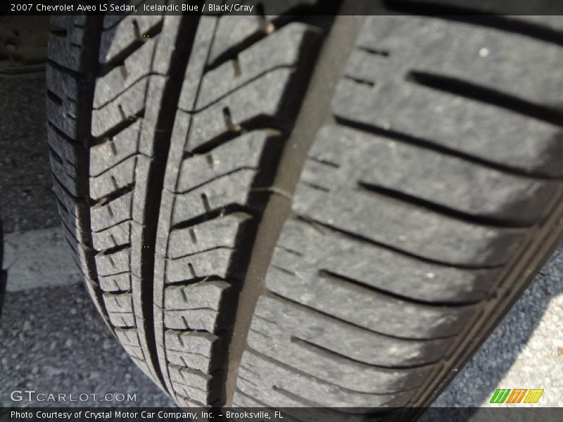 Icelandic Blue / Black/Gray 2007 Chevrolet Aveo LS Sedan