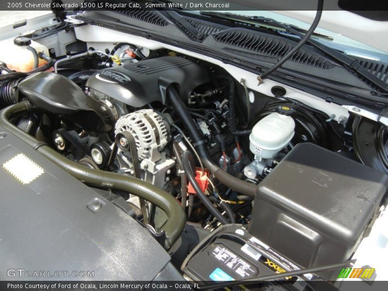 Summit White / Dark Charcoal 2005 Chevrolet Silverado 1500 LS Regular Cab