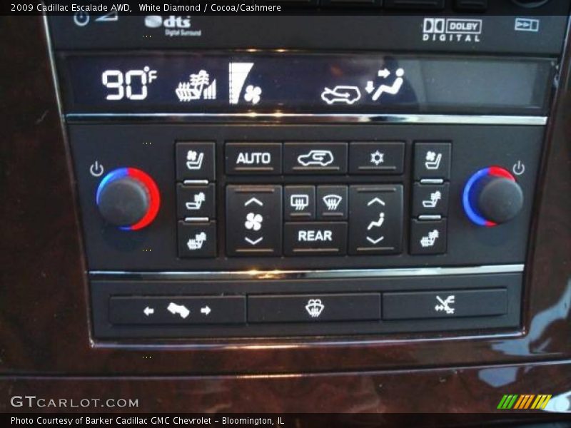 White Diamond / Cocoa/Cashmere 2009 Cadillac Escalade AWD