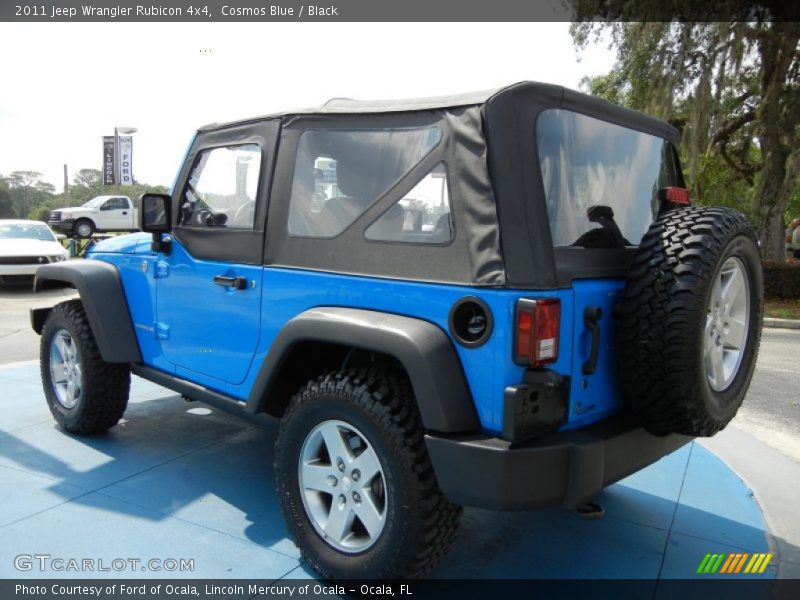 Cosmos Blue / Black 2011 Jeep Wrangler Rubicon 4x4