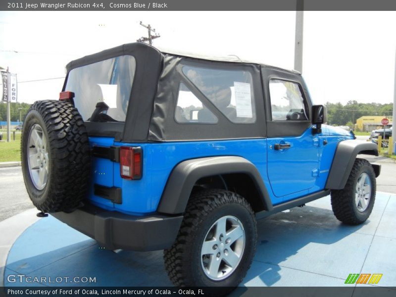 Cosmos Blue / Black 2011 Jeep Wrangler Rubicon 4x4