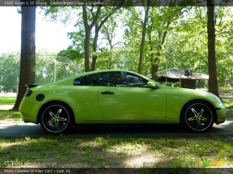 Custom Bright Green / Graphite 2005 Infiniti G 35 Coupe