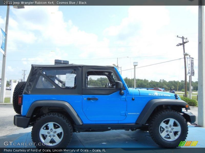 Cosmos Blue / Black 2011 Jeep Wrangler Rubicon 4x4