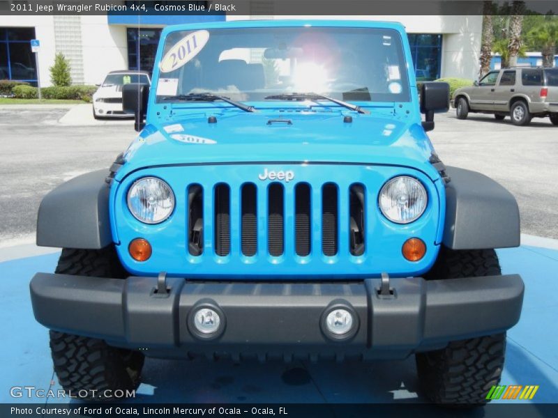 Cosmos Blue / Black 2011 Jeep Wrangler Rubicon 4x4