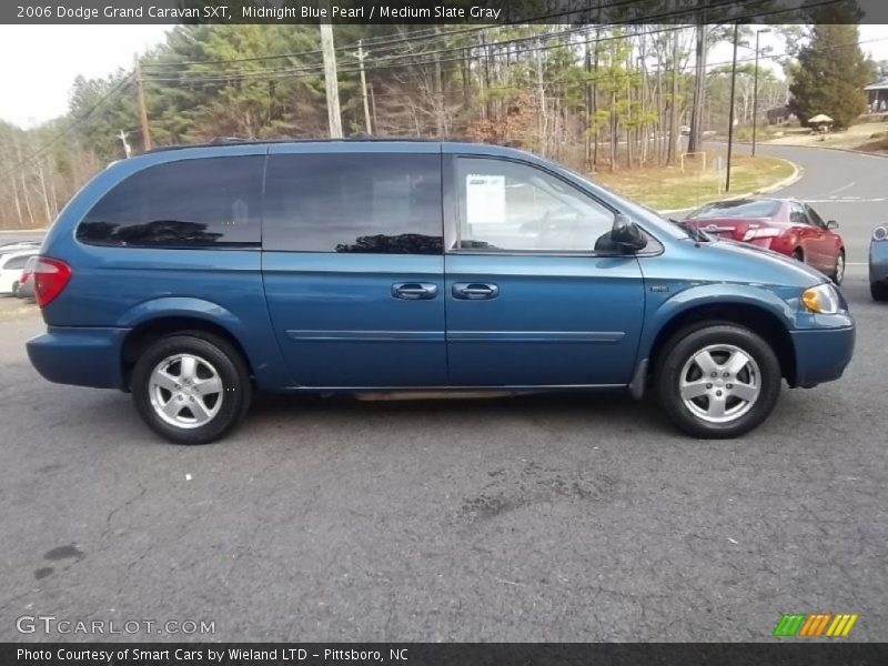 Midnight Blue Pearl / Medium Slate Gray 2006 Dodge Grand Caravan SXT