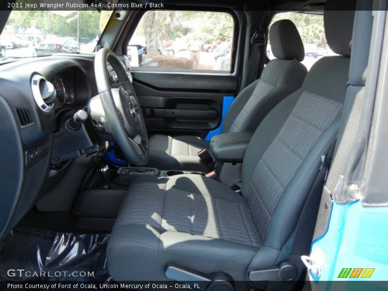 Cosmos Blue / Black 2011 Jeep Wrangler Rubicon 4x4