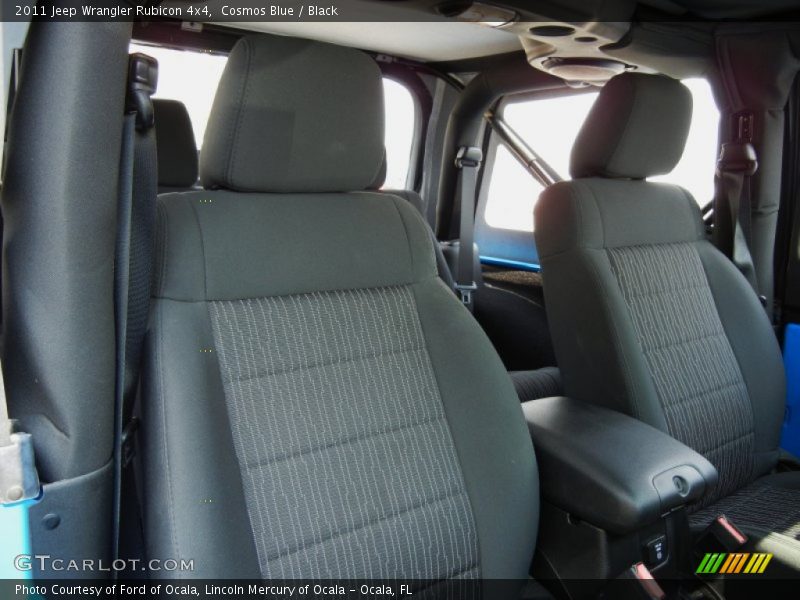 Cosmos Blue / Black 2011 Jeep Wrangler Rubicon 4x4