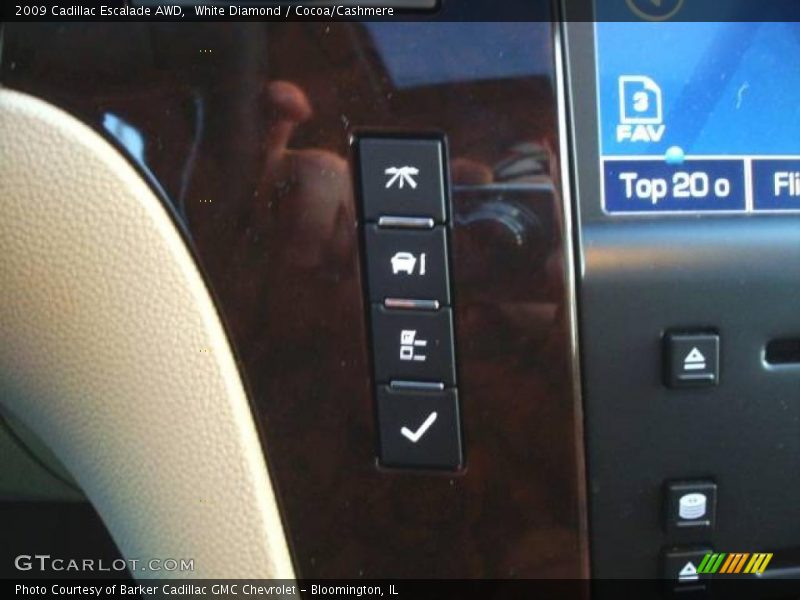 White Diamond / Cocoa/Cashmere 2009 Cadillac Escalade AWD