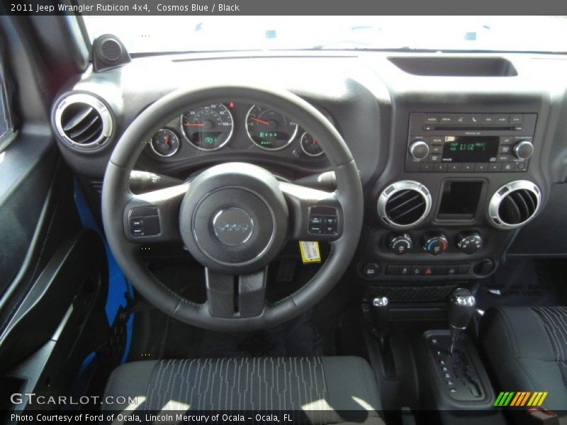 Dashboard of 2011 Wrangler Rubicon 4x4