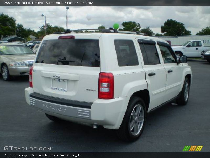 Stone White / Pastel Slate Gray 2007 Jeep Patriot Limited
