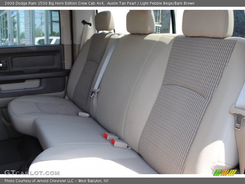 Austin Tan Pearl / Light Pebble Beige/Bark Brown 2009 Dodge Ram 1500 Big Horn Edition Crew Cab 4x4