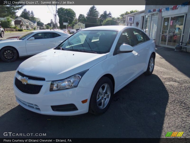 Summit White / Jet Black 2012 Chevrolet Cruze LT