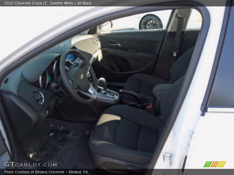 Summit White / Jet Black 2012 Chevrolet Cruze LT