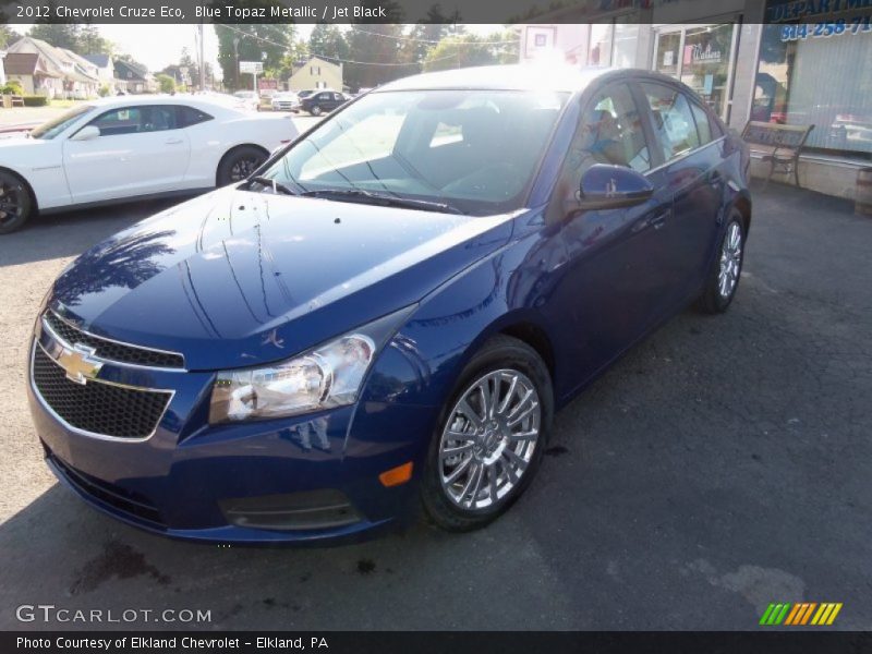 Blue Topaz Metallic / Jet Black 2012 Chevrolet Cruze Eco