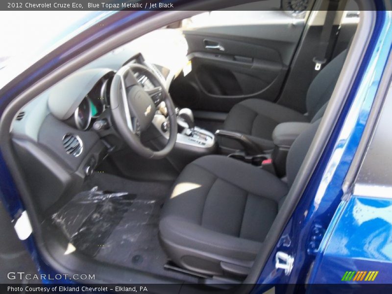 Blue Topaz Metallic / Jet Black 2012 Chevrolet Cruze Eco