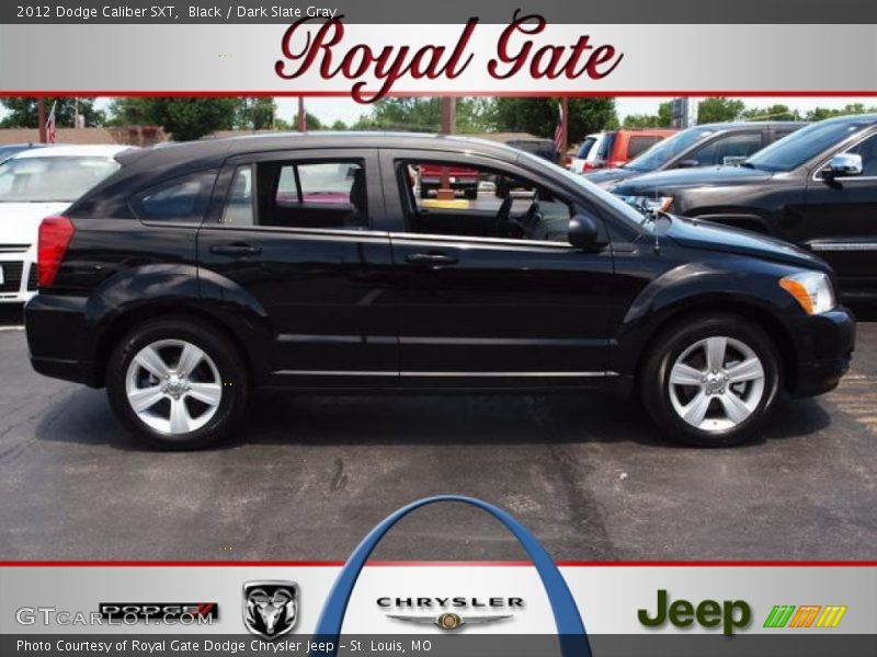 Black / Dark Slate Gray 2012 Dodge Caliber SXT