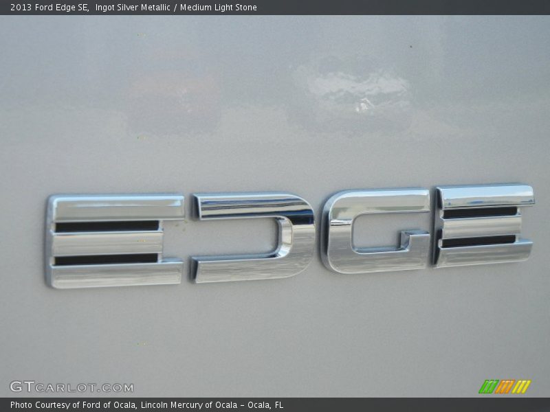 Ingot Silver Metallic / Medium Light Stone 2013 Ford Edge SE