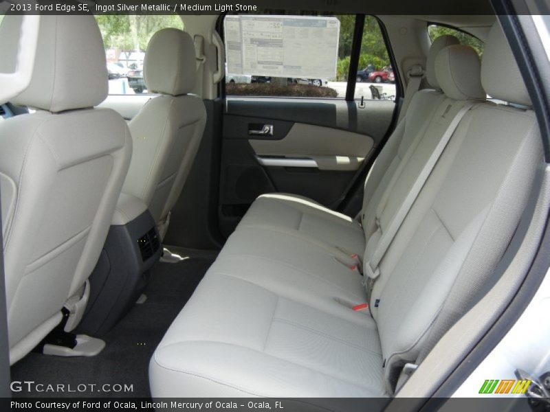 Ingot Silver Metallic / Medium Light Stone 2013 Ford Edge SE