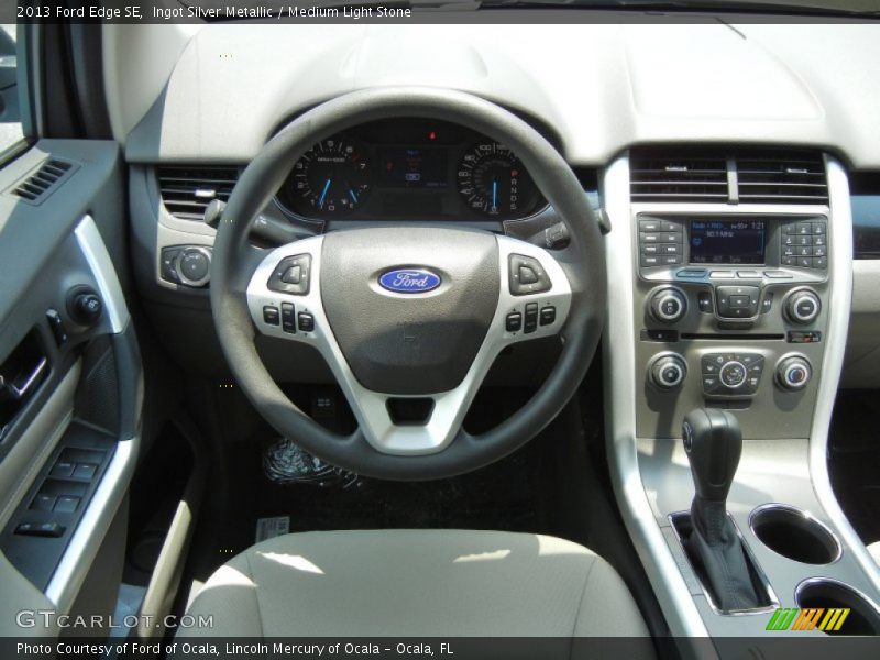 Ingot Silver Metallic / Medium Light Stone 2013 Ford Edge SE