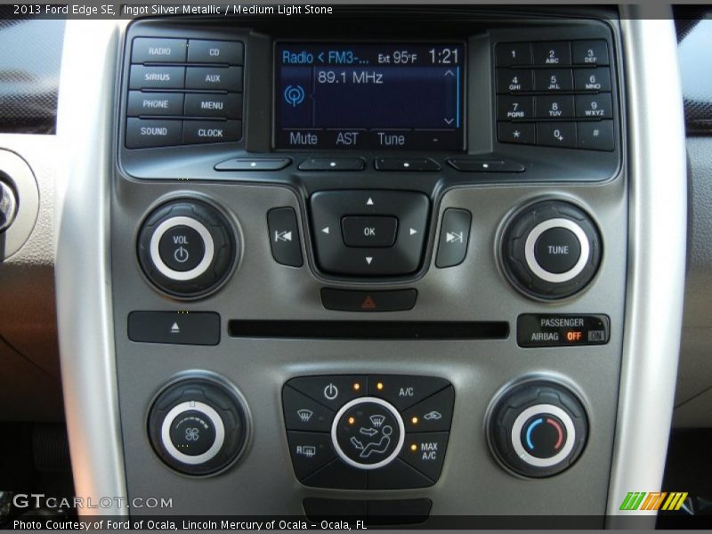 Controls of 2013 Edge SE