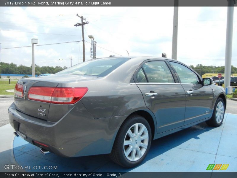 Sterling Gray Metallic / Light Camel 2012 Lincoln MKZ Hybrid