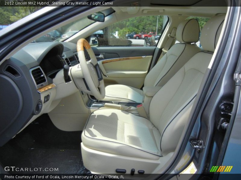Sterling Gray Metallic / Light Camel 2012 Lincoln MKZ Hybrid
