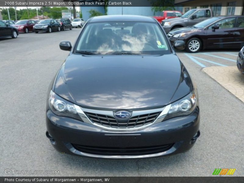 Obsidian Black Pearl / Carbon Black 2008 Subaru Impreza 2.5i Wagon