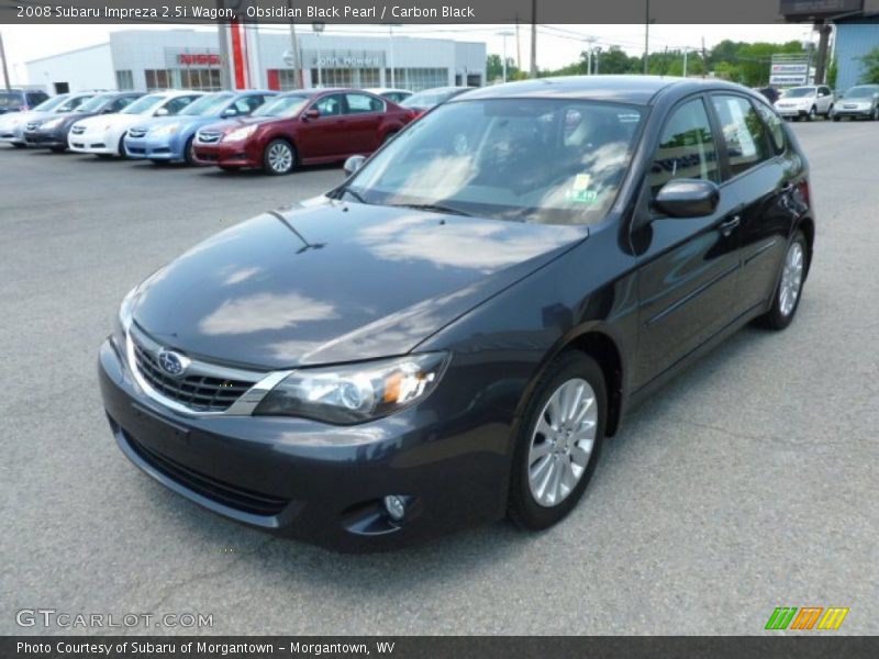 Obsidian Black Pearl / Carbon Black 2008 Subaru Impreza 2.5i Wagon