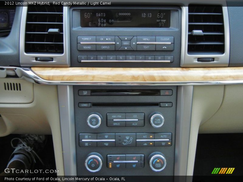 Controls of 2012 MKZ Hybrid