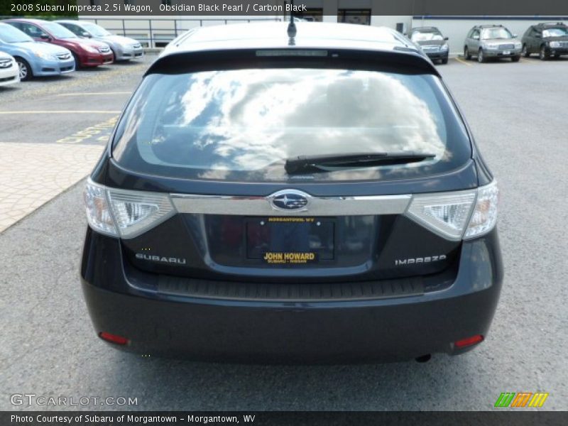 Obsidian Black Pearl / Carbon Black 2008 Subaru Impreza 2.5i Wagon