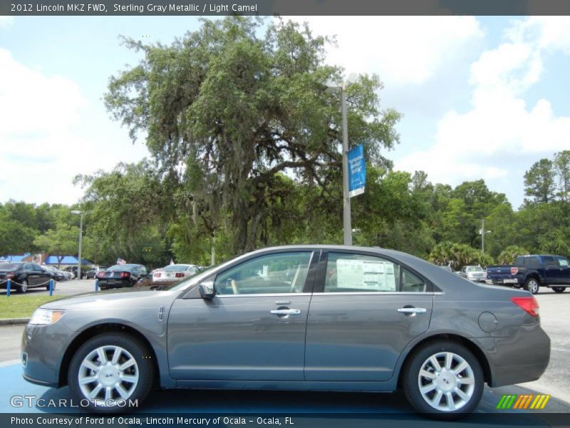 Sterling Gray Metallic / Light Camel 2012 Lincoln MKZ FWD