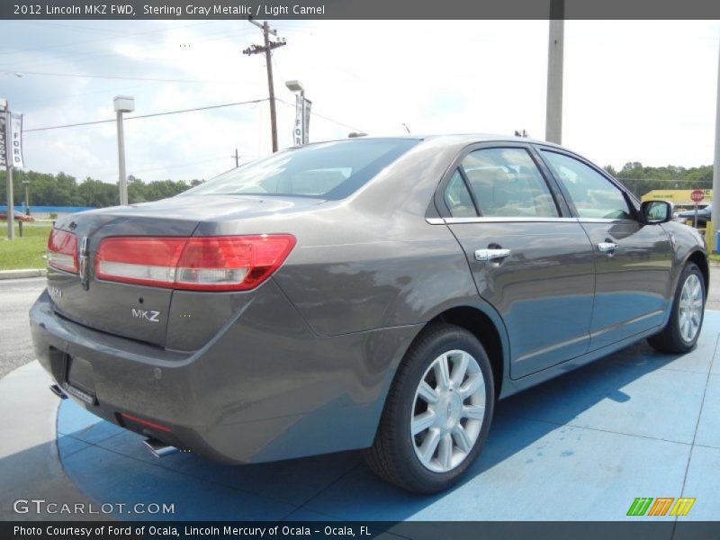 Sterling Gray Metallic / Light Camel 2012 Lincoln MKZ FWD