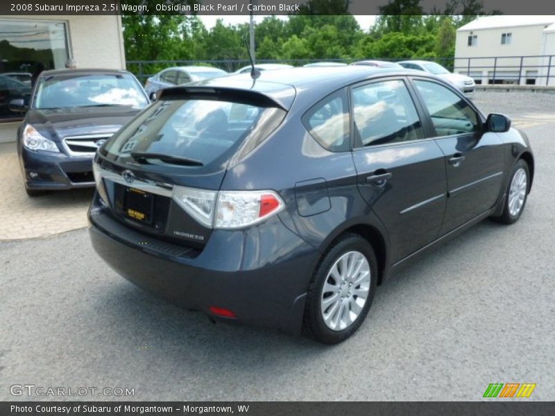 Obsidian Black Pearl / Carbon Black 2008 Subaru Impreza 2.5i Wagon