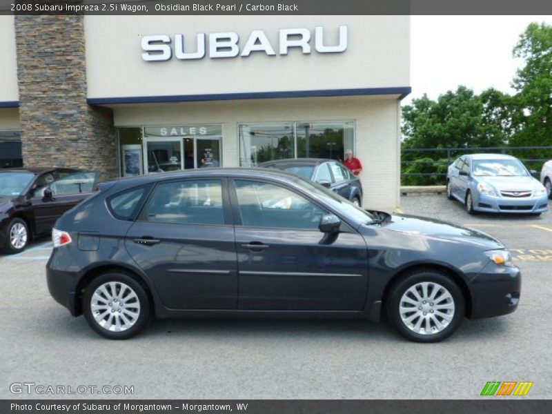 Obsidian Black Pearl / Carbon Black 2008 Subaru Impreza 2.5i Wagon