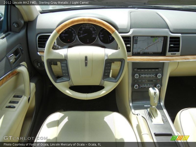 Sterling Gray Metallic / Light Camel 2012 Lincoln MKZ FWD