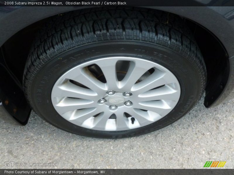 Obsidian Black Pearl / Carbon Black 2008 Subaru Impreza 2.5i Wagon