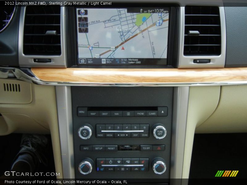 Sterling Gray Metallic / Light Camel 2012 Lincoln MKZ FWD