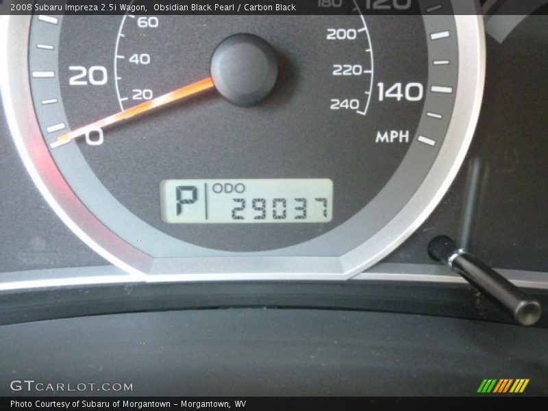 Obsidian Black Pearl / Carbon Black 2008 Subaru Impreza 2.5i Wagon