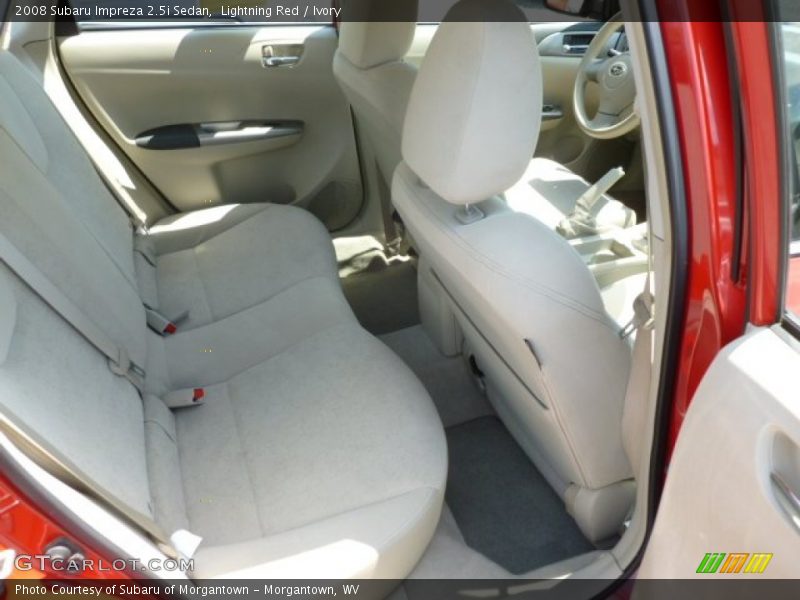 Lightning Red / Ivory 2008 Subaru Impreza 2.5i Sedan