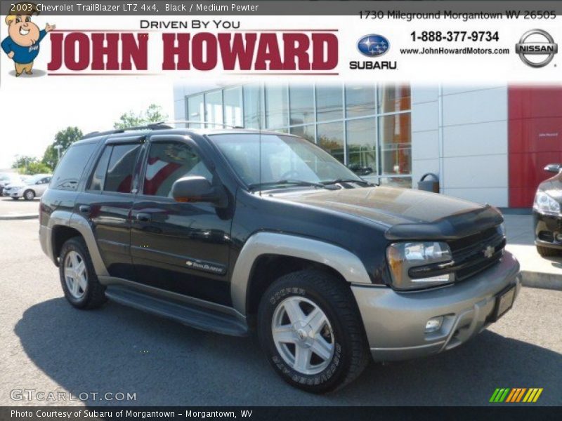 Black / Medium Pewter 2003 Chevrolet TrailBlazer LTZ 4x4