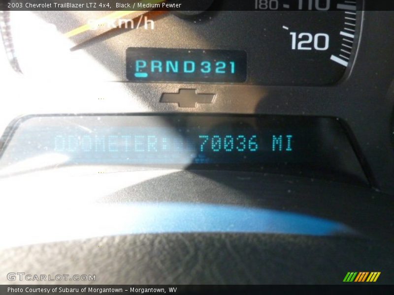 Black / Medium Pewter 2003 Chevrolet TrailBlazer LTZ 4x4