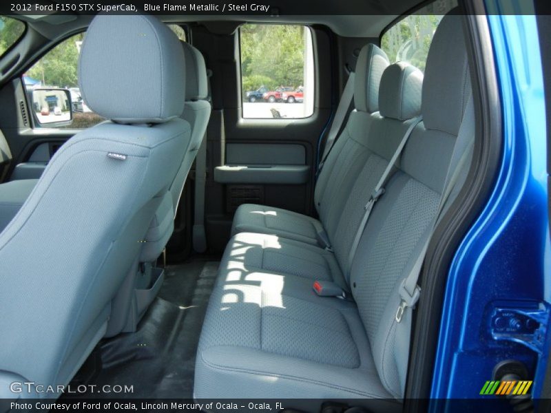 Blue Flame Metallic / Steel Gray 2012 Ford F150 STX SuperCab