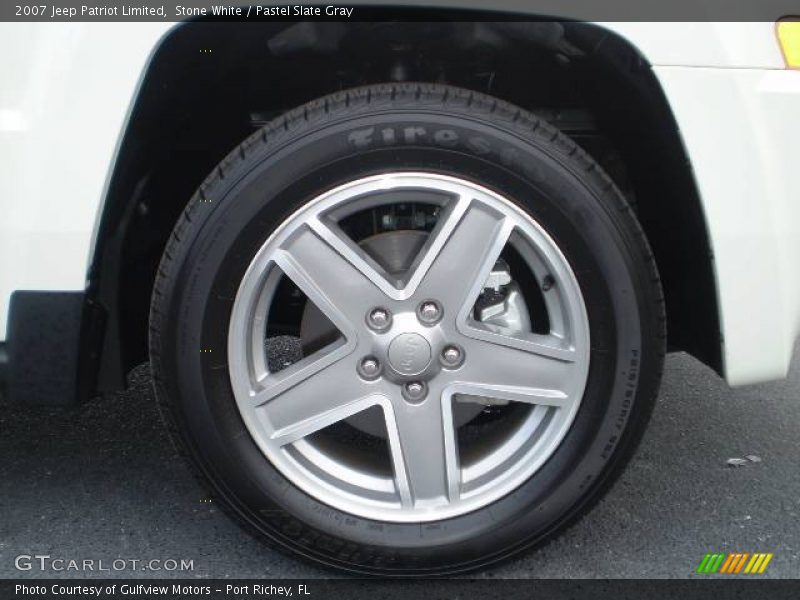 Stone White / Pastel Slate Gray 2007 Jeep Patriot Limited