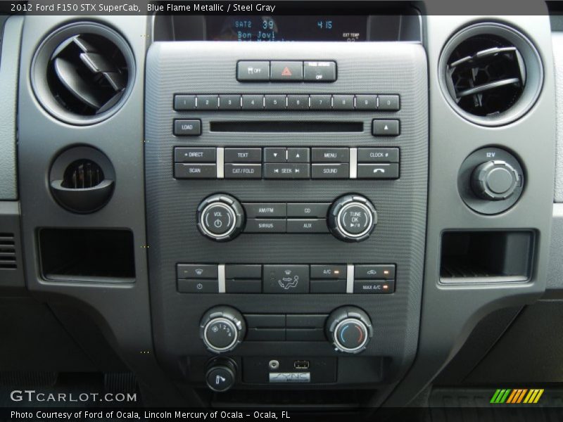 Blue Flame Metallic / Steel Gray 2012 Ford F150 STX SuperCab
