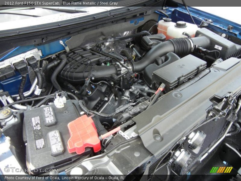 Blue Flame Metallic / Steel Gray 2012 Ford F150 STX SuperCab