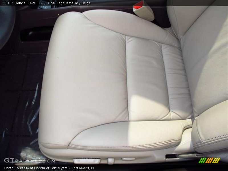 Opal Sage Metallic / Beige 2012 Honda CR-V EX-L