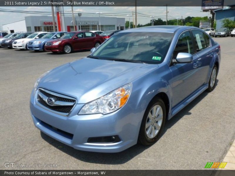 Sky Blue Metallic / Off-Black 2011 Subaru Legacy 2.5i Premium
