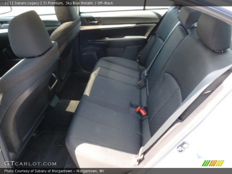 Sky Blue Metallic / Off-Black 2011 Subaru Legacy 2.5i Premium