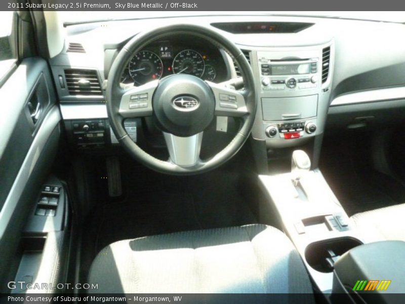 Sky Blue Metallic / Off-Black 2011 Subaru Legacy 2.5i Premium